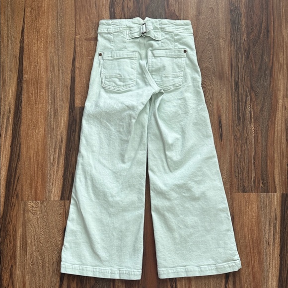 The Kit Cropped High-Rise Wide-Leg Trouser Jeans by Pilcro Anthropologie Size 24 - Picture 8 of 11